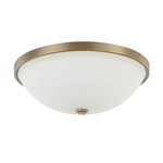 15 Inch Ceiling Light - Aged Brass