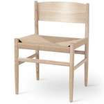 Nestor Side Chair - Matte Lacquered Oak / Natural Paper Cord