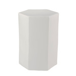 Porto Side Table - White Ceramic