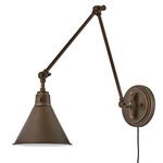 Arti Swing Arm Wall Sconce - Olde Bronze