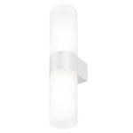 Pastilla Wall Sconce - White / Acid Etched Glass