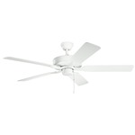 Basics Pro Patio Ceiling Fan - Matte White / Matte White