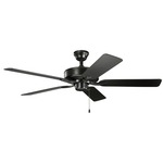 Basics Pro Patio Ceiling Fan - Satin Black / Satin Black