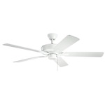 Basics Pro Patio Ceiling Fan - White / White