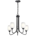 Valserrano Chandelier - Black / Satin Etched