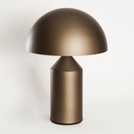 Atollo Bronze Metal Table Lamp - Satin Bronze