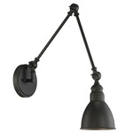 Dakota Adjustable Wall Sconce - Matte Black