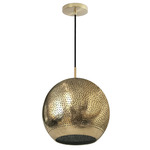 Shams Pendant - Brass