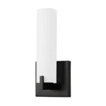 Elizabeth Wall Sconce - Black / White Opal