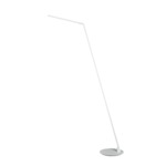 Miter Floor Lamp - White / Opal