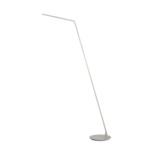 Miter Floor Lamp - Brushed Nickel / Opal