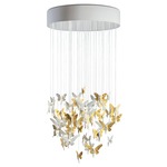 Niagara Chandelier - Gold