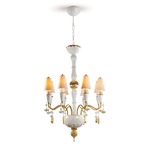 Ivy and Seed Chandelier - Gold