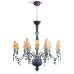 Ivy and Seed Chandelier - Ocean