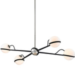 Ace Linear Pendant - Polished Nickel / Opal