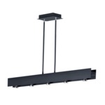 Beam Linear Pendant - Matte Black / Polished Chrome