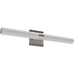 Milo Bathroom Vanity Light - Satin Nickel / Frosted