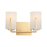 Dart Bathroom Vanity Light - Satin Brass / Satin White