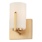 Dart Wall Sconce - Satin Brass / Satin White