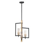 Flambeau 3-Light Pendant - Clear