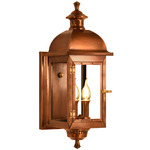 Arcus Outdoor Wall Light - Antique Copper / Clear