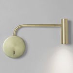 Enna Reading Wall Sconce - Matte Gold