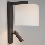 Ravello Reader Wall Sconce - Bronze / White