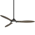 Sleek Smart Ceiling Fan with Light - Oil Rubbed Bronze / Seasoned Wood