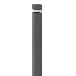 Miniquadro Outdoor Bollard Light - Anthracite Grey / Clear