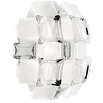 Mida Wall Sconce - White / Platinum