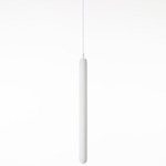 Puro Solo Vertical Pendant - Matte White / Triplex Opal