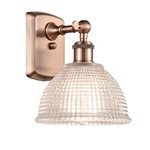 Arietta Wall Sconce - Antique Copper / Clear