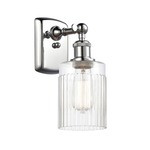 Hadley Wall Sconce - Polished Chrome / Clear