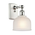 Dayton Wall Sconce - White / Polished Chrome / White