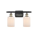 Hadley Bathroom Vanity Light - Black / Antique Brass / Matte White