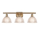 Arietta Bathroom Vanity Light - Brushed Brass / Clear