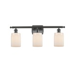 Hadley Bathroom Vanity Light - Oil Rubbed Bronze / Matte White