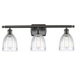 Brookfield Bathroom Vanity Light - Oil Rubbed Bronze / Clear