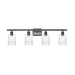 Hadley Bathroom Vanity Light - Oil Rubbed Bronze / Clear