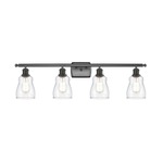 Ellery Bathroom Vanity Light - Oil Rubbed Bronze / Clear