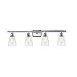 Ellery Bathroom Vanity Light - Brushed Satin Nickel / Clear Seedy