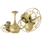 Vent Bettina Metal Ceiling Fan - Brushed Brass