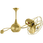 Brisa 2000 Metal Ceiling Fan - Polished Brass