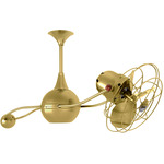 Brisa 2000 Metal Ceiling Fan - Brushed Brass