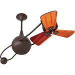 Brisa 2000 Wood Ceiling Fan - Bronzette / Mahogany Tone