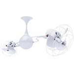 Italo Ventania Metal Ceiling Fan - Gloss White