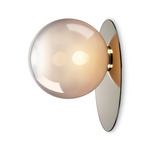 Umbra Wall / Ceiling Light - Polished Stainless Steel / Gold / Pink