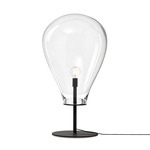 Tim Floor Lamp - Black / Clear