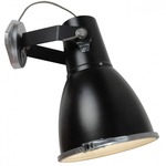 Stirrup 3 Wall Sconce - Black / Frosted