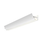 Aileron Linear Wall Sconce - Textured White